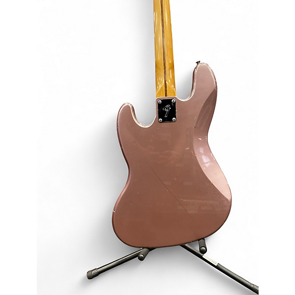 Used 2021 Squier Affinity Jazz Bass Burgundy Mist Electric Bass Guitar