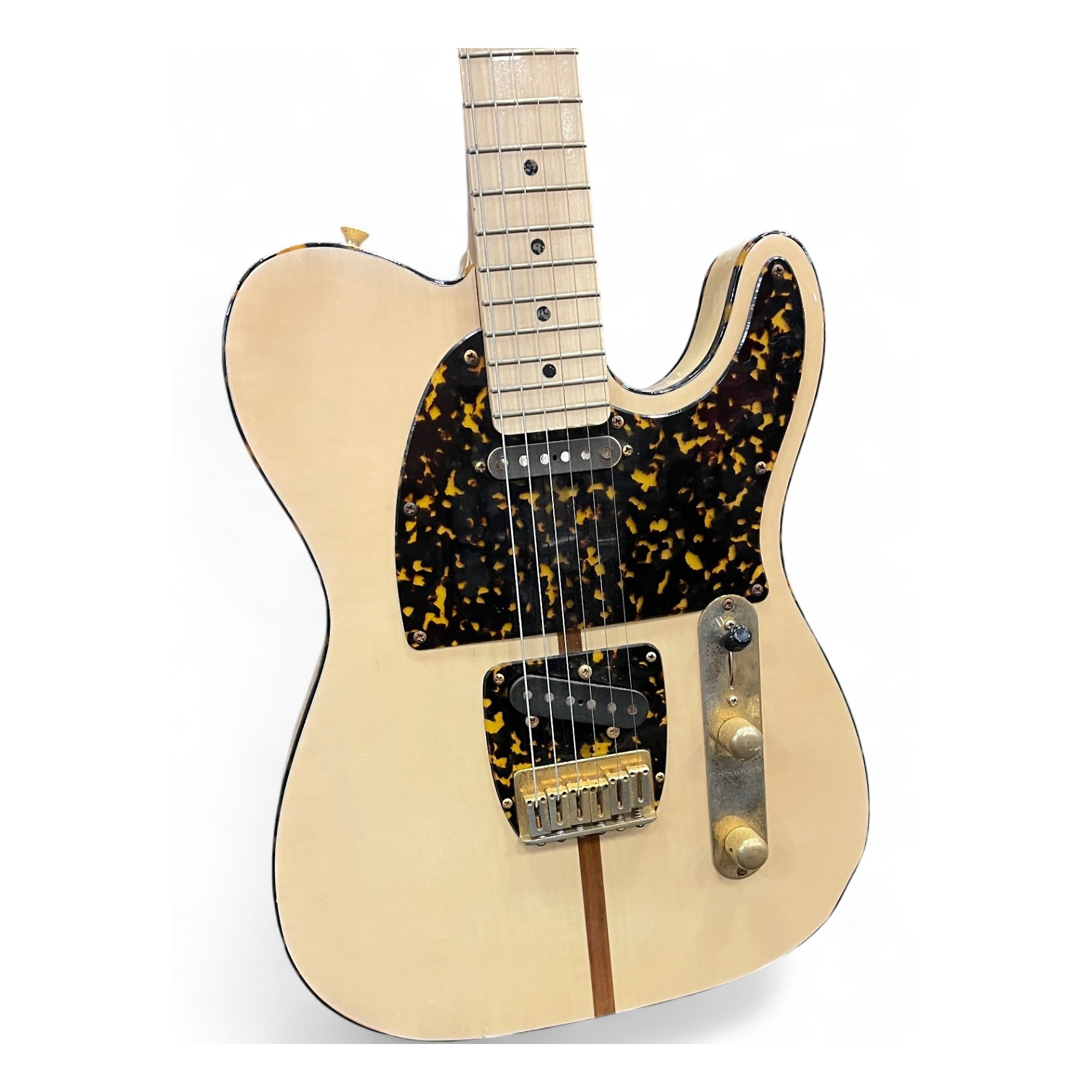Used Bill Lawrence MAD-CAT Cream Solid Body Electric Guitar Cream