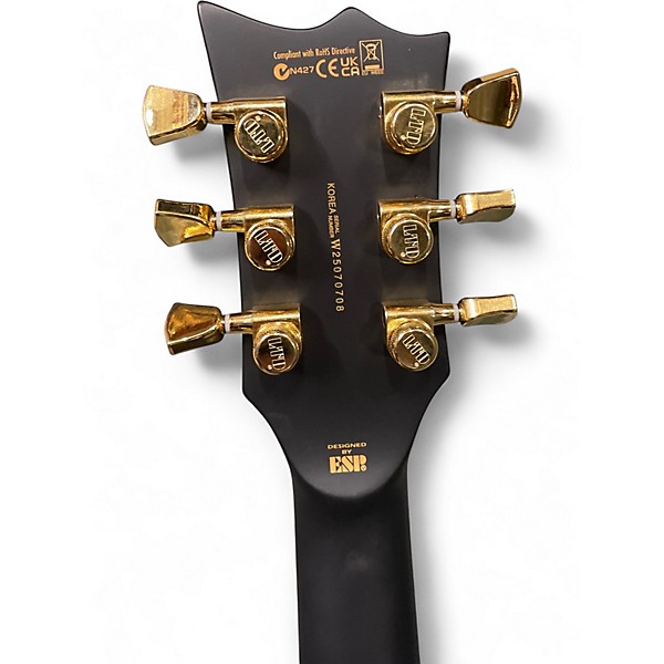 Used ESP LTD EC1000 Deluxe MATTE BLACK Solid Body Electric Guitar