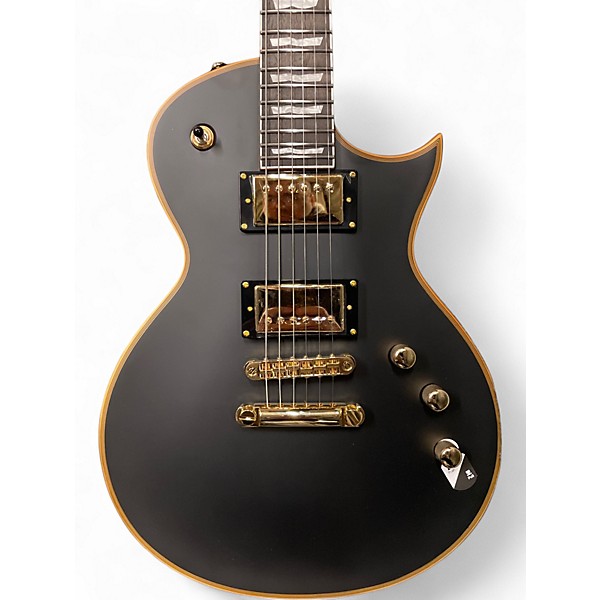 Used ESP LTD EC1000 Deluxe MATTE BLACK Solid Body Electric Guitar