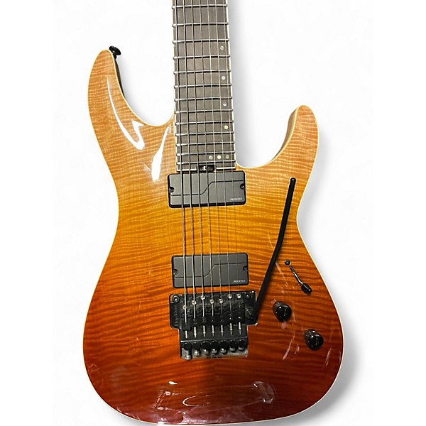 Used Schecter Guitar Research C1 SLS ELITE 7 STRING Tiger Eye Solid Body Electric Guitar