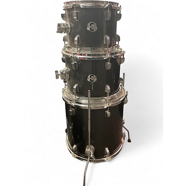 Used Ludwig 5 Piece ELEMENT EVOLUTION BLACK Drum Kit
