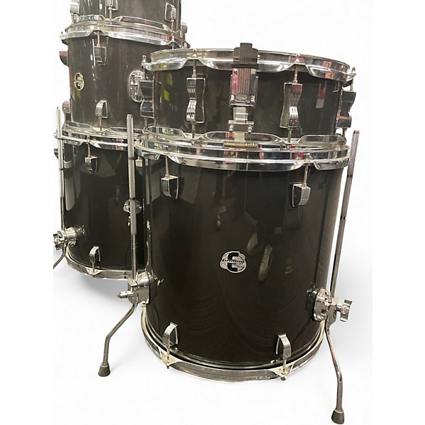 Used Ludwig 5 Piece ELEMENT EVOLUTION BLACK Drum Kit