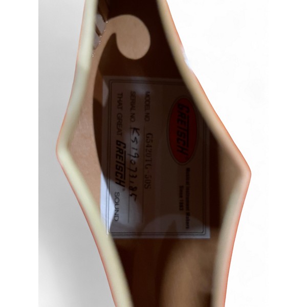 Used Gretsch Guitars G55420TG-50S Orange Hollow Body Electric Guitar