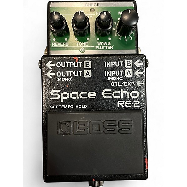 Used BOSS RE2 SPACE ECHO Effect Pedal