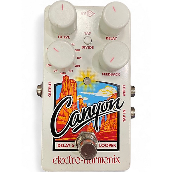 Used Electro-Harmonix Canyon Delay and Looper Effect Pedal