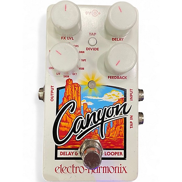 Used Electro-Harmonix Canyon Delay and Looper Effect Pedal