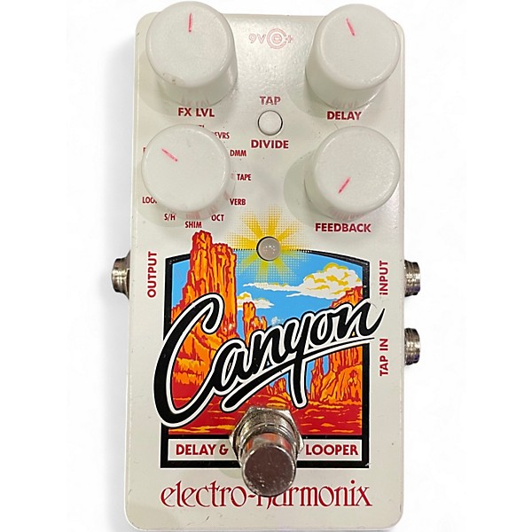 Used Electro-Harmonix Canyon Delay and Looper Effect Pedal