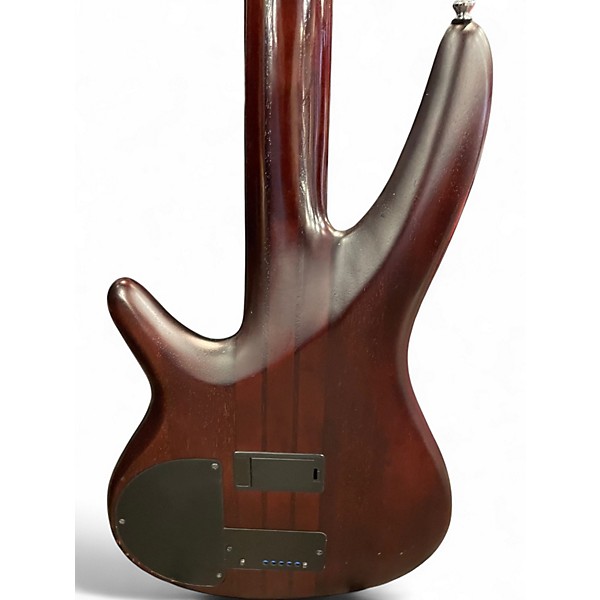 Used Ibanez SRF705 Tobacco Burst Electric Bass Guitar