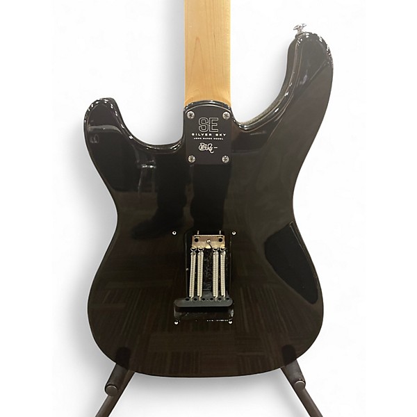Used PRS SE Silver Sky Black Solid Body Electric Guitar