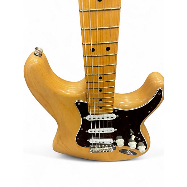 Used 2017 Fender USA Stratocaster Natural Solid Body Electric Guitar