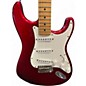 Used 2015 Fender STRATOCASTER PLAYERS SERIES Candy Apple Red Solid Body Electric Guitar