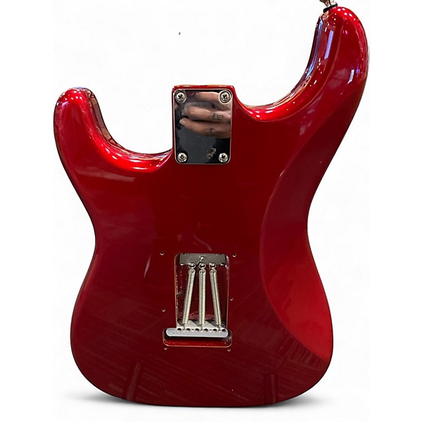 Used 2015 Fender STRATOCASTER PLAYERS SERIES Candy Apple Red Solid Body Electric Guitar