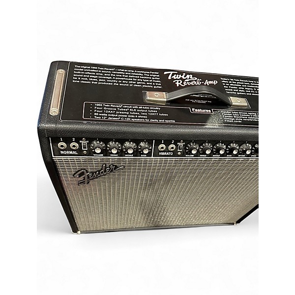 Used Fender 1965 Reissue Twin Reverb 85W 2x12 Tube Guitar Combo Amp