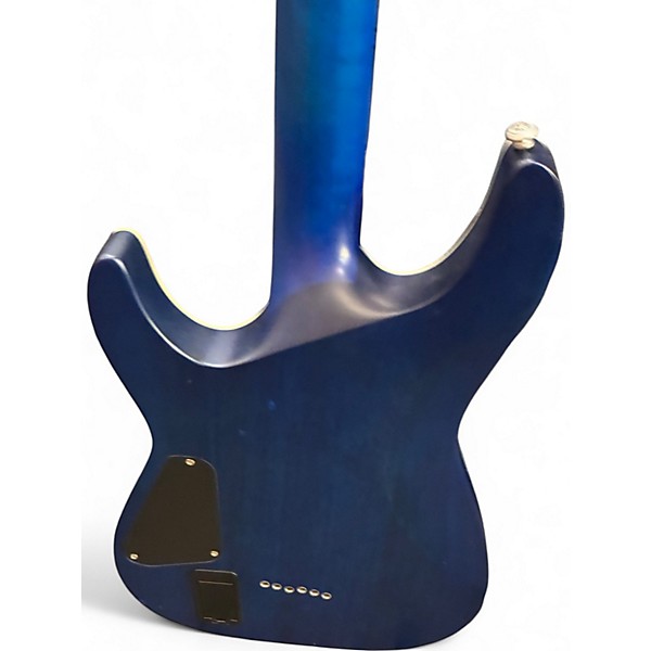 Used Schecter Guitar Research C1 Platinum SATIN MIDNIGHT BLUE Solid Body Electric Guitar