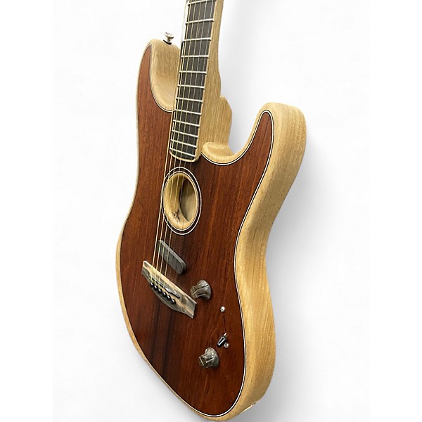 Used 2020 Fender American Acoustasonic Stratocaster Cocobolo Acoustic Electric Guitar
