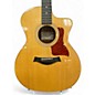 Used Taylor 214CE Natural Acoustic Electric Guitar