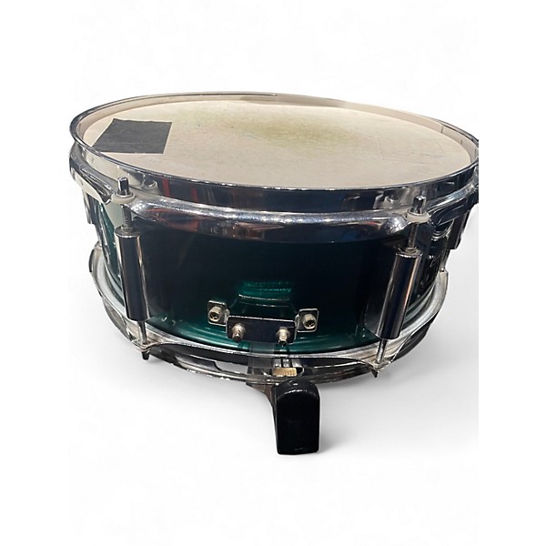 Used Ludwig 5X12 Accent CS Snare Emerald Green Drum
