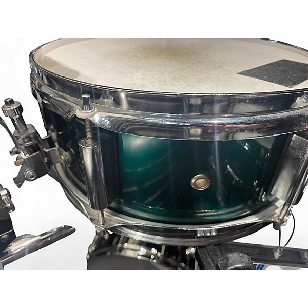 Used Ludwig 5X12 Accent CS Snare Emerald Green Drum