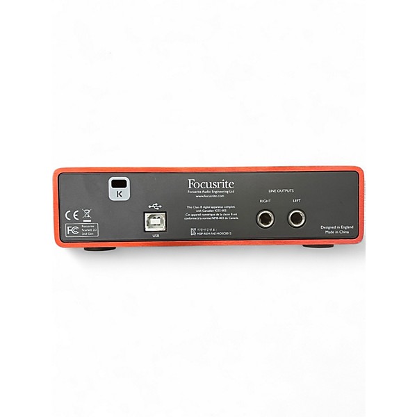 Used Focusrite Scarlett 2i2 Audio Interface