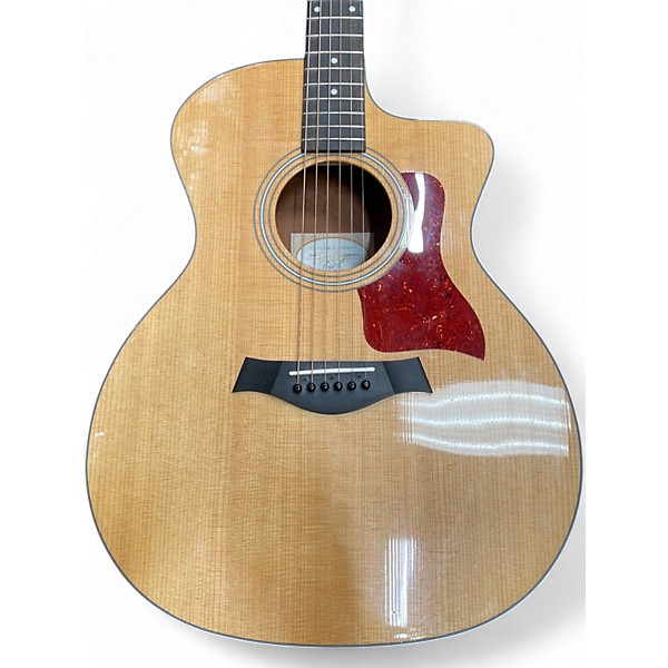 Used Taylor 214CE Natural Acoustic Electric Guitar