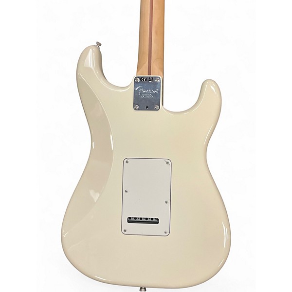Used 2018 Fender American Professional Stratocaster SSS LH  Olympic White Solid Body Electric Guitar