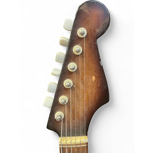 Used Teisco Delrey Brown Sunburst Solid Body Electric Guitar