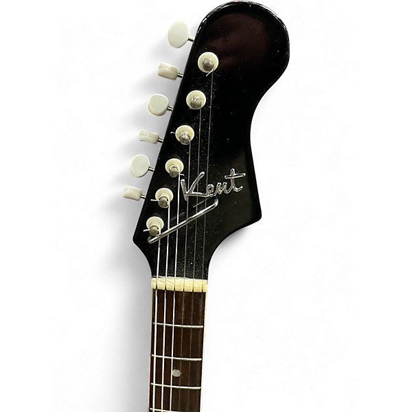 Vintage 1960s Kent Polaris 3 Tone Sunburst Solid Body Electric Guitar