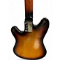 Vintage 1960s Kent Polaris 3 Tone Sunburst Solid Body Electric Guitar