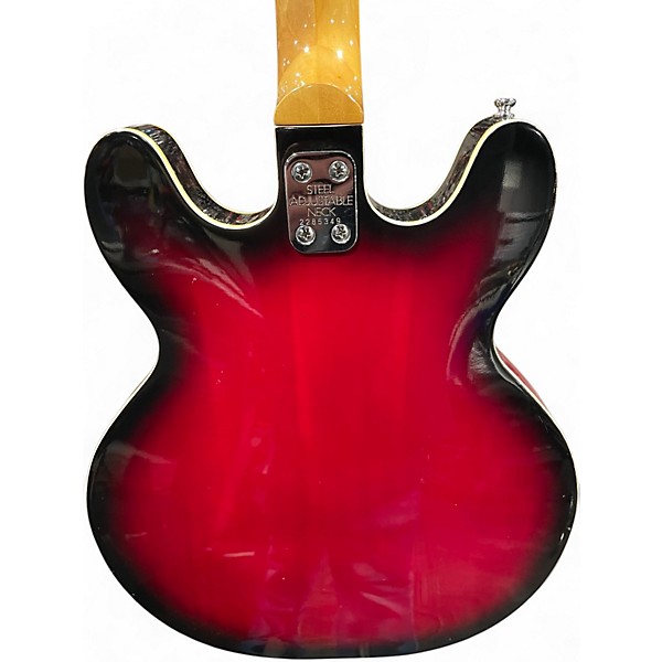 Used Univox U1825 Cherry Sunburst Hollow Body Electric Guitar