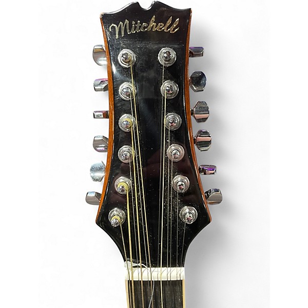 Used Mitchell D120S-12E Natural 12 String Acoustic Electric Guitar