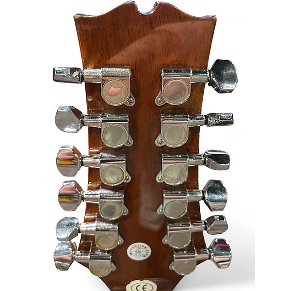 Used Mitchell D120S-12E Natural 12 String Acoustic Electric Guitar