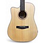 Used Donner DAG-1CL Left-handed Natural Acoustic Guitar Pack