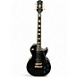 Used Epiphone Les Paul Custom Black Solid Body Electric Guitar thumbnail