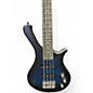Used Glarry Mini Blue Burst Electric Bass Guitar