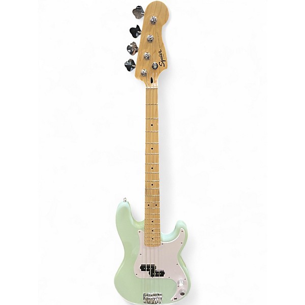 Used Squier SONIC PRECISION BASS Surf Green Electric Bass Guitar