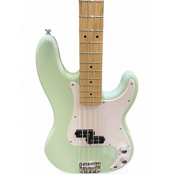 Used Squier SONIC PRECISION BASS Surf Green Electric Bass Guitar