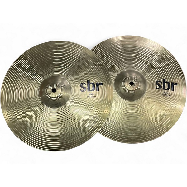 Used SABIAN 14in SBR Hi Hat Pair Cymbal