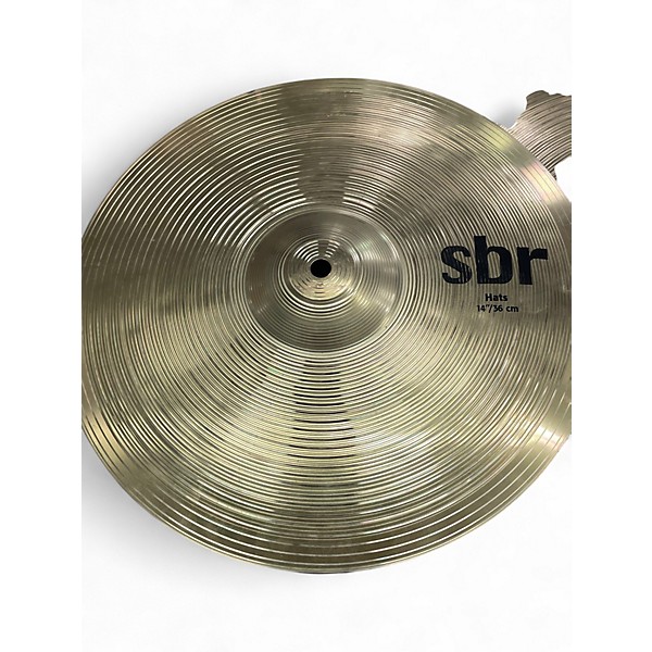 Used SABIAN 14in SBR Hi Hat Pair Cymbal