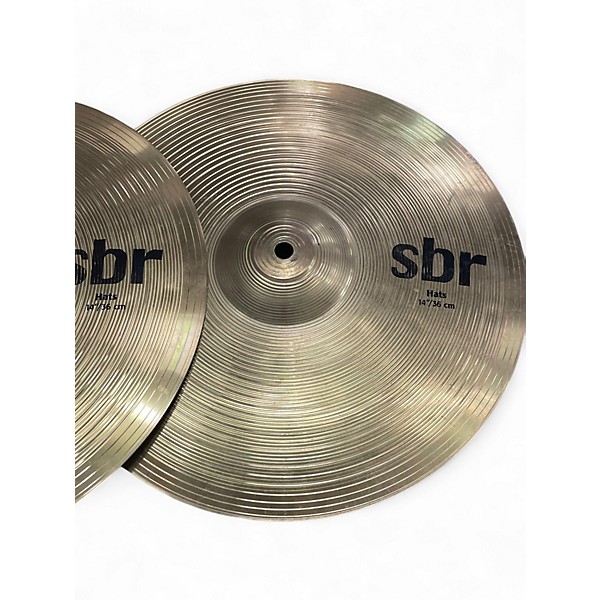 Used SABIAN 14in SBR Hi Hat Pair Cymbal
