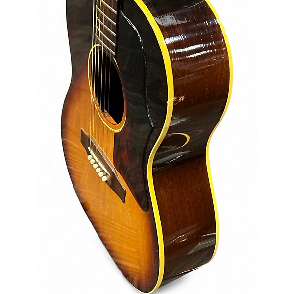 Vintage 1966 Gibson LG1 Cherry Sunburst Acoustic Guitar