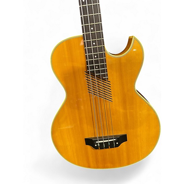 Used Washburn AB-20 Natural Acoustic Bass Guitar