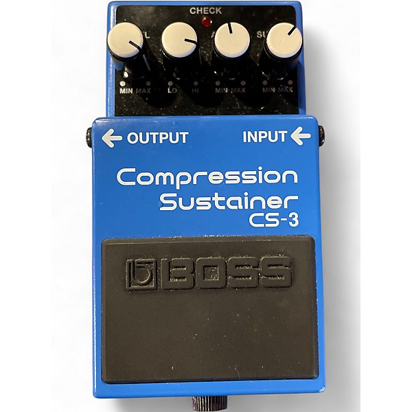 Used BOSS CS3 Compressor Sustainer Effect Pedal