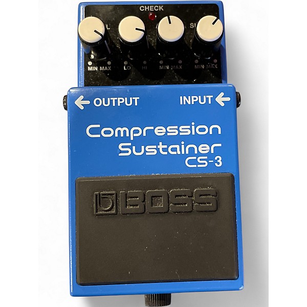 Used BOSS CS3 Compressor Sustainer Effect Pedal