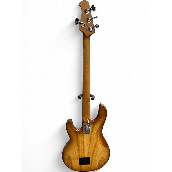 Used Ernie Ball Music Man 40TH Anniversary StingRay "Old Smoothie  CHOCOLATE BURST Electric Bass Guitar