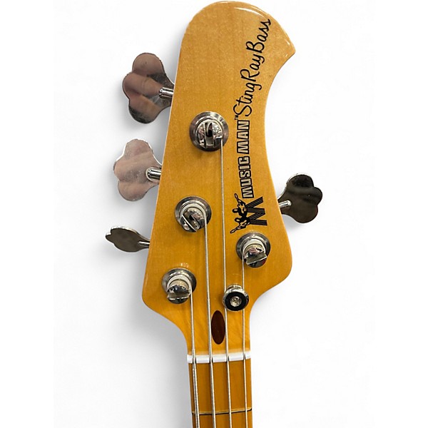 Used Ernie Ball Music Man 40TH Anniversary StingRay "Old Smoothie  CHOCOLATE BURST Electric Bass Guitar