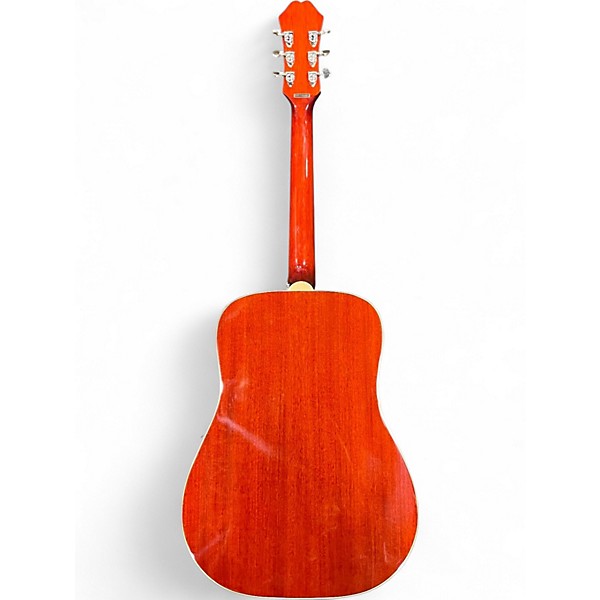 Used Epiphone Hummingbird 2 Color Sunburst Acoustic Guitar