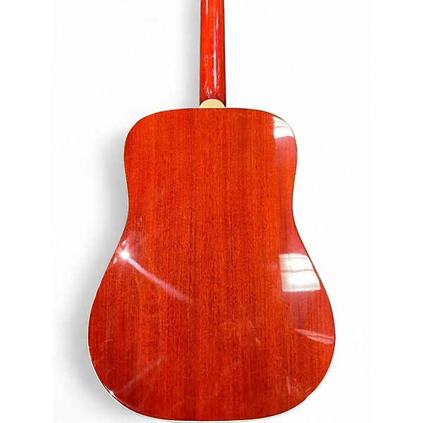 Used Epiphone Hummingbird 2 Color Sunburst Acoustic Guitar