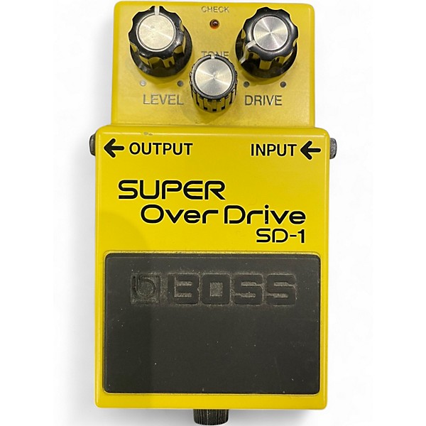 Used BOSS SD1 Super Overdrive Effect Pedal