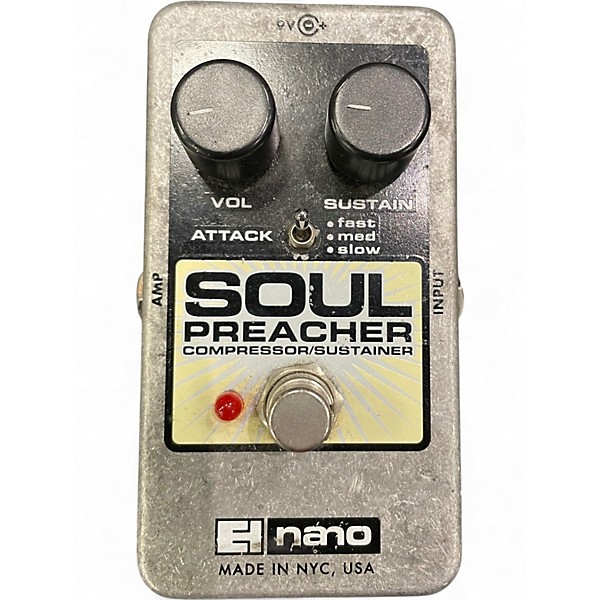 Used Electro-Harmonix Soul Preacher Nano Compressor / Sustainer Effect Pedal